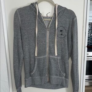 Jacks Surfboards Zip Up Hoodie in Grey | S